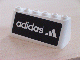 Part No: 4176pb02 Name: Windscreen 2 x 6 x 2 with 'adidas' Text & Logo on Black Background Pattern (Sticker) Part No: 4176pb02 Name: Windscreen 2 x 6 x 2 with 'adidas' Text & Logo on Black Background Pattern (Sticker)