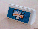Part No: 4176pb04 Name: Windscreen 2 x 6 x 2 with Arctic Logo on Blue Background Pattern (Sticker) Part No: 4176pb04 Name: Windscreen 2 x 6 x 2 with Arctic Logo on Blue Background Pattern (Sticker)