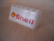 Part No: 4176pb07 Name: Windscreen 2 x 6 x 2 with 'Shell' Text & Logo Pattern (Sticker) Part No: 4176pb07 Name: Windscreen 2 x 6 x 2 with 'Shell' Text & Logo Pattern (Sticker)