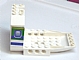 Part No: 42600pb01 Name: Aircraft Fuselage Angular Forward Section 6 x 10 x 5 (Cockpit) with Blue and Green Window Pattern on Both Sides (Stickers) - Set 4620 Part No: 42600pb01 Name: Aircraft Fuselage Angular Forward Section 6 x 10 x 5 (Cockpit) with Blue and Green Window Pattern on Both Sides (Stickers) - Set 4620