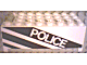 Part No: 4760c01pb01 Name: Electric 9V Battery Box Small Complete Assembly with 'POLICE' and Black Stripes Pattern Part No: 4760c01pb01 Name: Electric 9V Battery Box Small Complete Assembly with 'POLICE' and Black Stripes Pattern