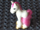 Part No: 57889pb01 Name: Duplo Horse Foal with Eyelashes, Gold Hooves, and Pink Mane and Tail Part No: 57889pb01 Name: Duplo Horse Foal with Eyelashes, Gold Hooves, and Pink Mane and Tail