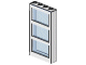 Part No: 6160c03 Name: Window 1 x 4 x 6 Frame with 3 Panes, Fixed Glass with Trans-Light Blue Glass Part No: 6160c03 Name: Window 1 x 4 x 6 Frame with 3 Panes, Fixed Glass with Trans-Light Blue Glass