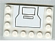 Part No: 6180pb039 Name: Tile, Modified 4 x 6 with Studs on Edges with Black Outline with Two Inner Rectangles Pattern (Sticker) - Set 7676 Part No: 6180pb039 Name: Tile, Modified 4 x 6 with Studs on Edges with Black Outline with Two Inner Rectangles Pattern (Sticker) - Set 7676