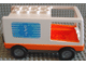 Part No: 6416c03pb01 Name: Duplo Van Type 1 with Orange Base and EMT Star of Life on Stripes Pattern (Ambulance) Part No: 6416c03pb01 Name: Duplo Van Type 1 with Orange Base and EMT Star of Life on Stripes Pattern (Ambulance)