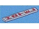 Part No: 6636pb044 Name: Tile 1 x 6 with Red Vertical 'HOTEL' Pattern Part No: 6636pb044 Name: Tile 1 x 6 with Red Vertical 'HOTEL' Pattern