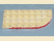 Part No: 712oldpb01 Name: Plate, Round Curved 4 x 8 Left with Waffle Bottom with Red Line on Curved Edge Pattern Part No: 712oldpb01 Name: Plate, Round Curved 4 x 8 Left with Waffle Bottom with Red Line on Curved Edge Pattern