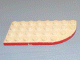 Part No: 712pb01 Name: Plate, Round Curved 4 x 8 Left with Red Line on Curved Edge Pattern Part No: 712pb01 Name: Plate, Round Curved 4 x 8 Left with Red Line on Curved Edge Pattern