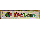 Part No: x353px2 Name: Plastic Rectangle 16 x 4 with Octan Logo Pattern Part No: x353px2 Name: Plastic Rectangle 16 x 4 with Octan Logo Pattern