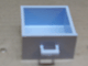 Part No: 6198 Name: Container, Cupboard 4 x 4 x 4 Drawer, Open Handle Part No: 6198 Name: Container, Cupboard 4 x 4 x 4 Drawer, Open Handle