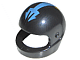 Part No: 2446pb23 Name: Minifig, Headgear Helmet Standard with Blue Trident Pattern (Aquaraiders II) Part No: 2446pb23 Name: Minifig, Headgear Helmet Standard with Blue Trident Pattern (Aquaraiders II)