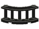 Part No: 30056 Name: Fence Spindled 4 x 4 x 2 Quarter Round with 2 Studs Part No: 30056 Name: Fence Spindled 4 x 4 x 2 Quarter Round with 2 Studs