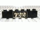 Part No: 3009px52 Name: Brick 1 x 6 with Gold '722' Pattern Part No: 3009px52 Name: Brick 1 x 6 with Gold '722' Pattern