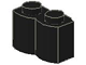 Part No: 30136 Name: Brick, Modified 1 x 2 Log Part No: 30136 Name: Brick, Modified 1 x 2 Log