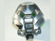 Part No: 32573pb01 Name: Bionicle Mask Huna with Pearl Light Gray Top (Tehutti) Part No: 32573pb01 Name: Bionicle Mask Huna with Pearl Light Gray Top (Tehutti)
