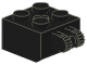 Part No: 40902 Name: Hinge Brick 2 x 2 Locking with 2 Fingers Vertical and Axle Hole Part No: 40902 Name: Hinge Brick 2 x 2 Locking with 2 Fingers Vertical and Axle Hole