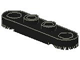 Part No: 4263 Name: Technic, Plate 1 x 4 with Toothed Ends Part No: 4263 Name: Technic, Plate 1 x 4 with Toothed Ends