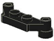 Part No: 4590 Name: Plate, Modified 1 x 4 Offset Part No: 4590 Name: Plate, Modified 1 x 4 Offset