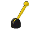 Part No: 4592c01 Name: Lever Small Base with Yellow Lever Part No: 4592c01 Name: Lever Small Base with Yellow Lever