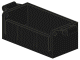 Part No: 4738a Name: Container, Treasure Chest Bottom - Slots in Back Part No: 4738a Name: Container, Treasure Chest Bottom - Slots in Back