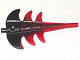 Part No: 51874pb02 Name: Dragon Tail Barbed with Marbled Red Pattern Part No: 51874pb02 Name: Dragon Tail Barbed with Marbled Red Pattern