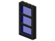 Lot ID: 20<span class=hidden_cl>[zasłonięte]</span>389  Part No: 6160c05  Name: Window 1 x 4 x 6 Frame with 3 Panes, Fixed Glass with Trans-Dark Blue Glass