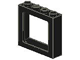Part No: 6556 Name: Window 1 x 4 x 3 Train with Shutter Holes and Solid Studs on Ends Part No: 6556 Name: Window 1 x 4 x 3 Train with Shutter Holes and Solid Studs on Ends