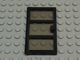 Part No: x39c02 Name: Door 1 x 4 x 6 with 3 Panes with Trans-Black Glass Part No: x39c02 Name: Door 1 x 4 x 6 with 3 Panes with Trans-Black Glass