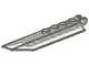 Part No: 30407 Name: Hinge Plate 1 x 8 with Angled Side Extensions, Rounded Plate Underside Part No: 30407 Name: Hinge Plate 1 x 8 with Angled Side Extensions, Rounded Plate Underside
