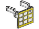 Part No: 823bc01 Name: Garage Door Glass Assembly - Old with Yellow Frame Pattern (Hinge Pins on Door) Part No: 823bc01 Name: Garage Door Glass Assembly - Old with Yellow Frame Pattern (Hinge Pins on Door)
