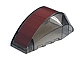 Part No: 41883pb002 Name: Windscreen 6 x 4 x 2 Wedge Curved with Wide Dark Red Stripe Pattern (Sticker) - Set 7676 Part No: 41883pb002 Name: Windscreen 6 x 4 x 2 Wedge Curved with Wide Dark Red Stripe Pattern (Sticker) - Set 7676