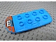 Part No: 24181pb01 Name: Duplo Utensil Blastboard / Hoverboard with White 'TTA' and Orange Rectangles Pattern Part No: 24181pb01 Name: Duplo Utensil Blastboard / Hoverboard with White 'TTA' and Orange Rectangles Pattern