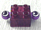 Part No: 40703a Name: Duplo Creature Brick 2 x 2 with 2 Protruding Eyes Part No: 40703a Name: Duplo Creature Brick 2 x 2 with 2 Protruding Eyes