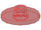 Part No: 4740 Name: Dish 2 x 2 Inverted (Radar) Part No: 4740 Name: Dish 2 x 2 Inverted (Radar)