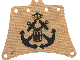 Part No: sailbb30 Name: Cloth Sail 12 x 10 with Black Crossed Anchors Pattern Part No: sailbb30 Name: Cloth Sail 12 x 10 with Black Crossed Anchors Pattern