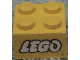 Part No: 3003pb008 Name: Brick 2 x 2 with Lego Logo Old Style White with Black Outline Pattern Part No: 3003pb008 Name: Brick 2 x 2 with Lego Logo Old Style White with Black Outline Pattern