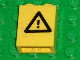 Part No: 3245bpb03 Name: Brick 1 x 2 x 2 with Inside Axle Holder with Black Triangle and Exclamation Mark Pattern (Sticker) - Set 7775 Part No: 3245bpb03 Name: Brick 1 x 2 x 2 with Inside Axle Holder with Black Triangle and Exclamation Mark Pattern (Sticker) - Set 7775