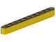 Part No: 32525 Name: Technic, Liftarm 1 x 11 Thick Part No: 32525 Name: Technic, Liftarm 1 x 11 Thick