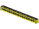 Part No: 3703 Name: Technic, Brick 1 x 16 with Holes Part No: 3703 Name: Technic, Brick 1 x 16 with Holes