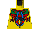 Part No: 973pac Name: Torso Adventurers Jungle Necklace, Feathers, Navel Pattern (Achu) Part No: 973pac Name: Torso Adventurers Jungle Necklace, Feathers, Navel Pattern (Achu)