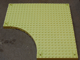 Part No: 47115 Name: Brick, Modified 24 x 24 without 12 x 12 Quarter Circle, with Peg at each Corner Part No: 47115 Name: Brick, Modified 24 x 24 without 12 x 12 Quarter Circle, with Peg at each Corner