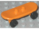 Part No: 42511c01 Name: Minifig, Utensil Skateboard with Trolley Wheel Holders and Black Trolley Wheels (42511 / 2496) Part No: 42511c01 Name: Minifig, Utensil Skateboard with Trolley Wheel Holders and Black Trolley Wheels (42511 / 2496)