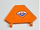 Part No: x1435pb005 Name: Flag 5 x 6 Hexagonal with Coast Guard Logo Pattern (Sticker) - Set 7738 Part No: x1435pb005 Name: Flag 5 x 6 Hexagonal with Coast Guard Logo Pattern (Sticker) - Set 7738