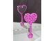 Part No: 52716 Name: Duplo Utensil Hairbrush Heart-Shaped with Mirror on Back Part No: 52716 Name: Duplo Utensil Hairbrush Heart-Shaped with Mirror on Back