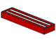 Part No: 2431p51 Name: Tile 1 x 4 with White Horizontal Stripes Pattern Part No: 2431p51 Name: Tile 1 x 4 with White Horizontal Stripes Pattern
