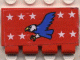 Part No: 2873pb03 Name: Hinge Train Gate 2 x 4 with White Stars and Blue Eagle Pattern (Sticker) - Set 6345 Part No: 2873pb03 Name: Hinge Train Gate 2 x 4 with White Stars and Blue Eagle Pattern (Sticker) - Set 6345
