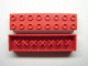 Part No: 3007miA Name: Minitalia Brick 2 x 8 with Bottom X Supports Part No: 3007miA Name: Minitalia Brick 2 x 8 with Bottom X Supports