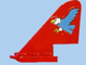Part No: 3587pb01 Name: Tail Old with Blue Eagle Pattern on Both Sides (Stickers) Part No: 3587pb01 Name: Tail Old with Blue Eagle Pattern on Both Sides (Stickers)