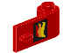 Part No: 3821pb013 Name: Door 1 x 3 x 1 Right with Classic Fire Logo Pattern (Sticker) Part No: 3821pb013 Name: Door 1 x 3 x 1 Right with Classic Fire Logo Pattern (Sticker)