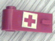 Part No: 3822pb007 Name: Door 1 x 3 x 1 Left with Red Cross Pattern on White Background (Sticker) Part No: 3822pb007 Name: Door 1 x 3 x 1 Left with Red Cross Pattern on White Background (Sticker)